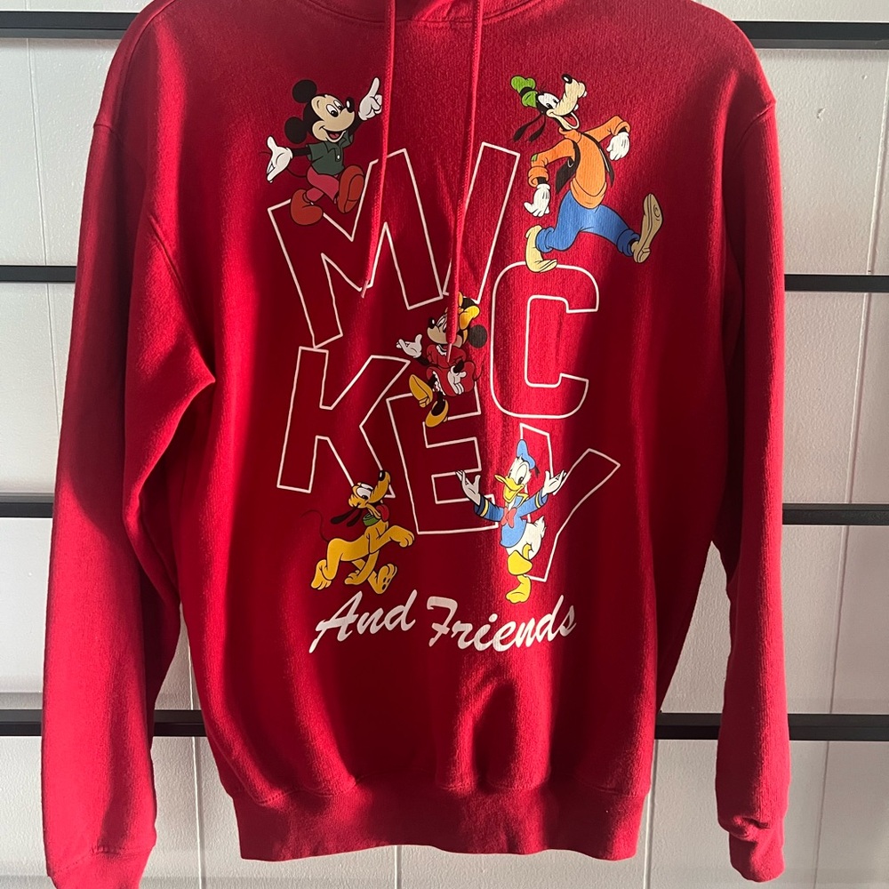 Junior's Size XS, DISNEY, MICKEY and Friends Hooded Sweatshirt, D17